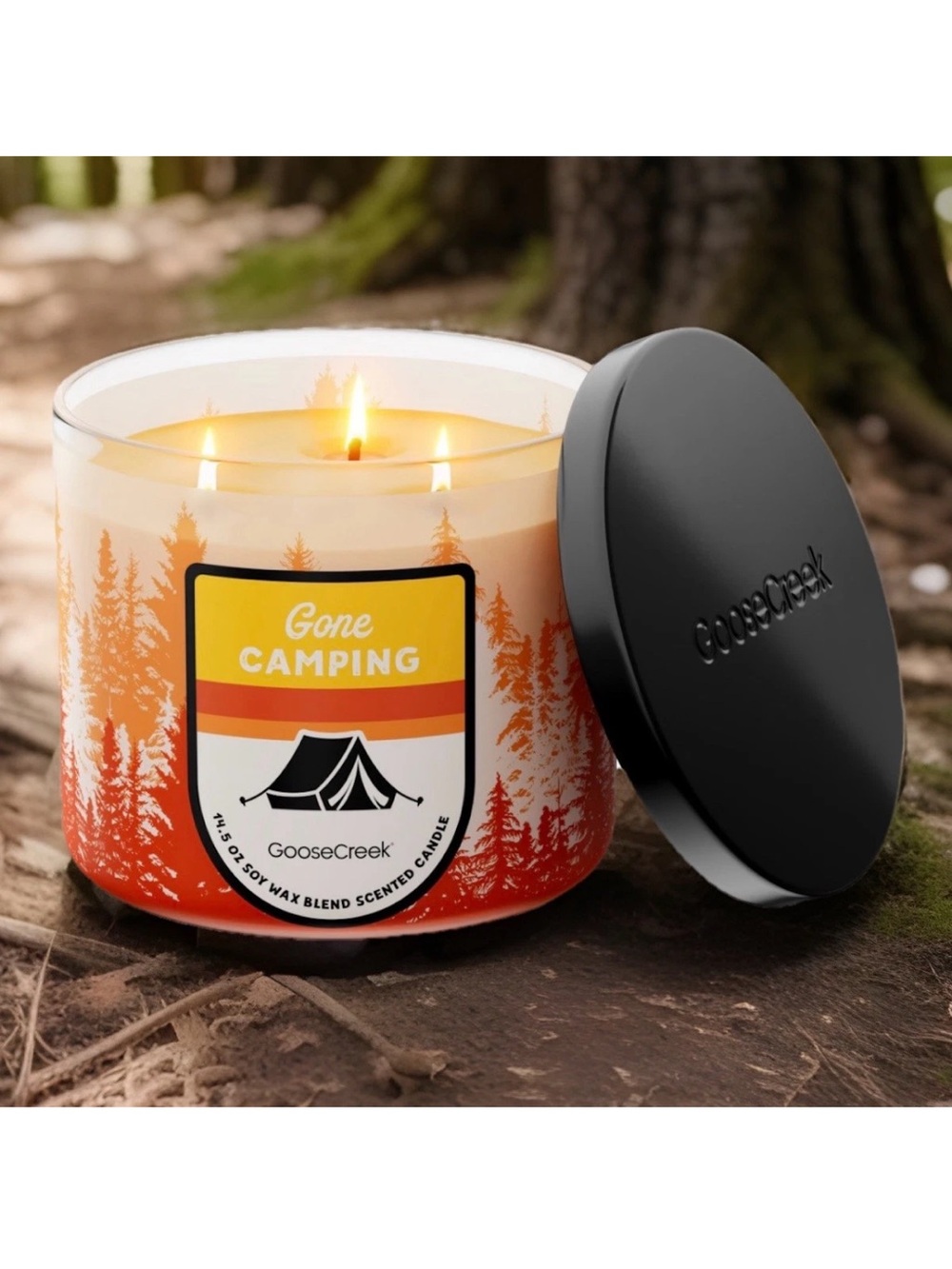 Goose Creek 3-Wick Candle- Gone Camping (14.5 oz)
